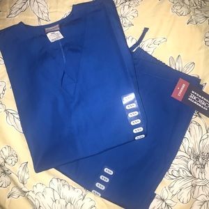 Royal blue women’s scrub set